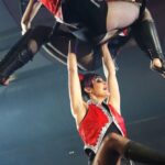 Circus Shows - 3 Women in Red and Black Circus Costume