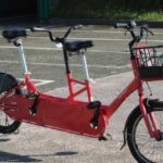 Bike Sharing - Red Tandem Bicycle
