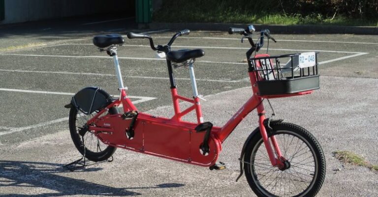 Bike Sharing - Red Tandem Bicycle