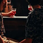 Gay Bars - A Couple Drinking at the Bar