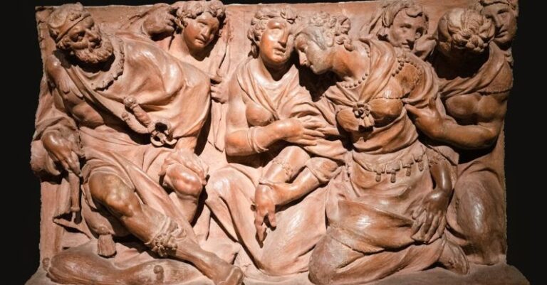 Art Scenes - Ancient Sculpture with Life Scenes